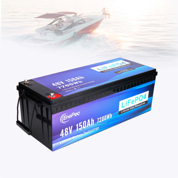 Electric Boat Motor Battery Engine 48V 150Ah LiFePO4 Lithium Battery
