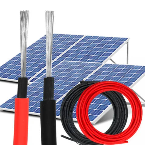 Tinned Copper DC PV1F Cable for Power Station XLPE Insulation Material 2