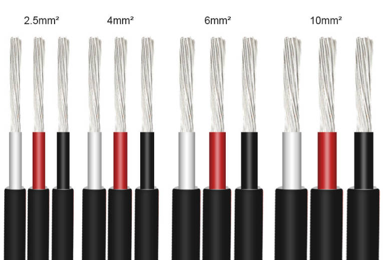 25mm Solar Connector Cable 6mm XLPE Insulation 4mm26mm210mm2 Tinned Copper Conductor (3)