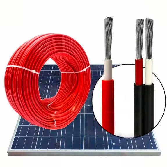 Customized Solar Cable Certified Photovoltaic DC 600V Cable 4mm 0.6 1kV Single Core Solar Panels Wire (1)